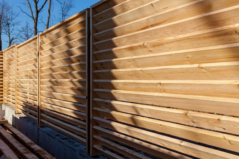 Beautifully Installed Wooden Fence